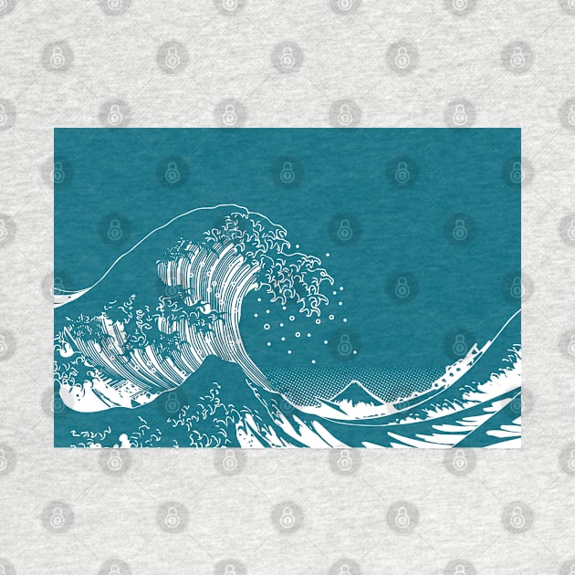 Hiroshige wave by chillstudio